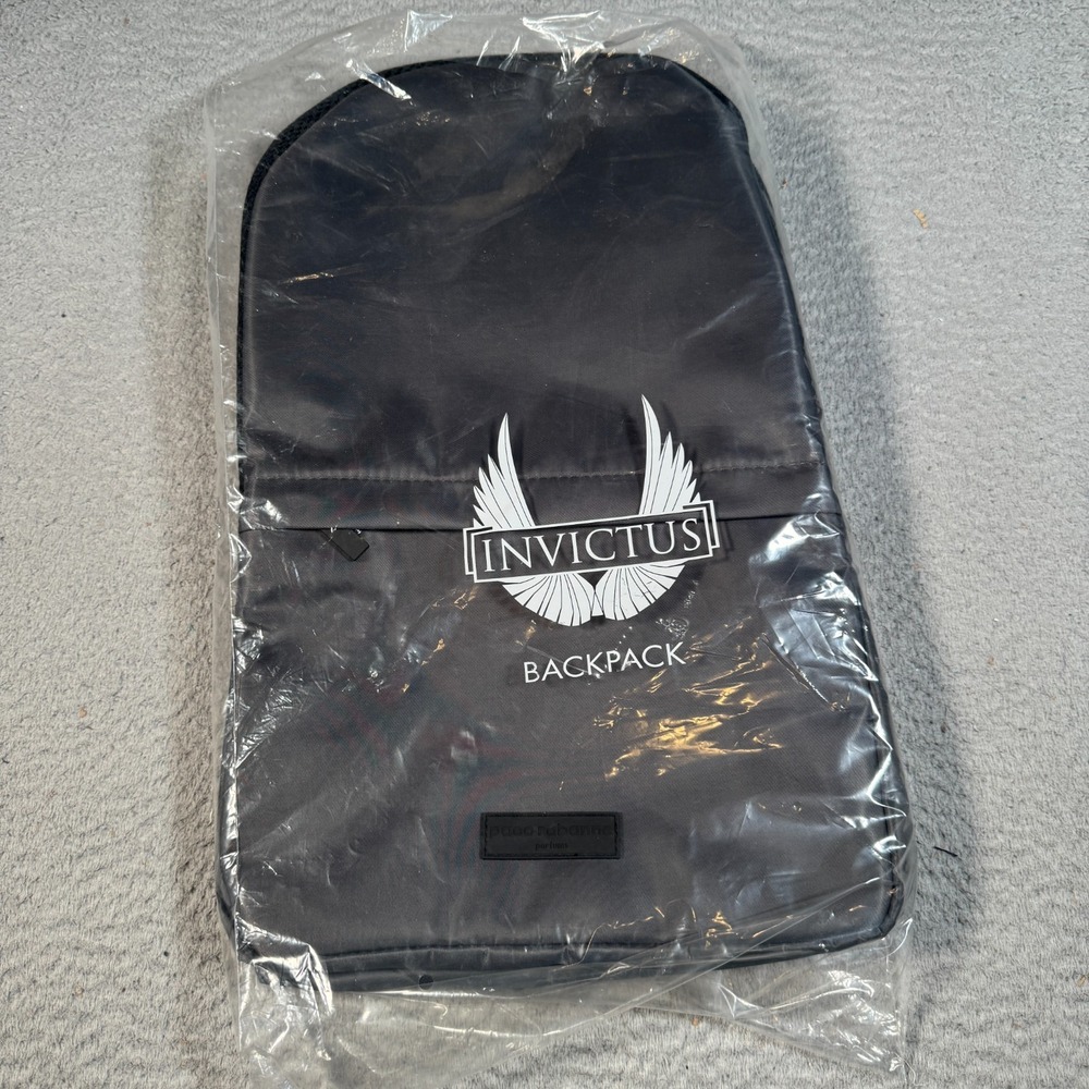 Paco Rabanne Invictus Backpack Gray New In‎ Wrapping
